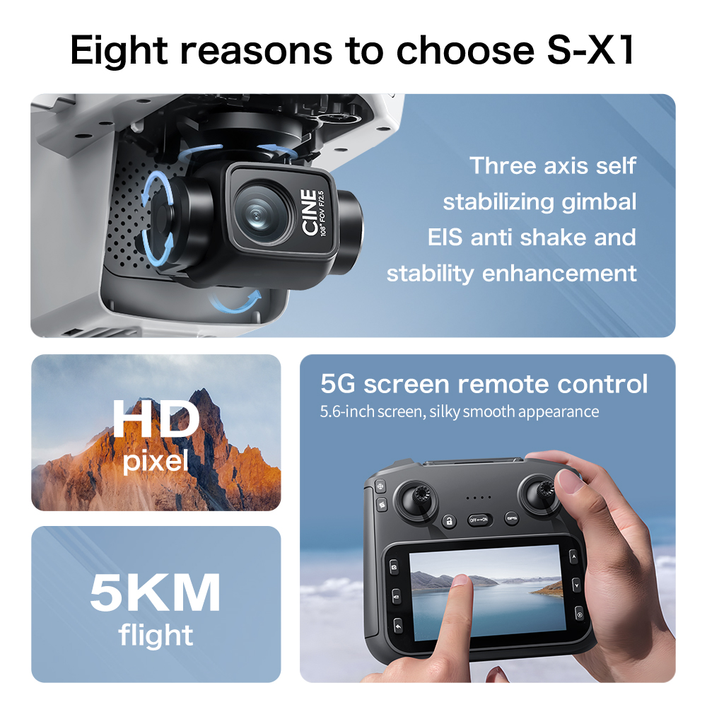 Top Deal S-X1 MAX GPS Drone 3- - Drone Photogrammetry recensie en prijs