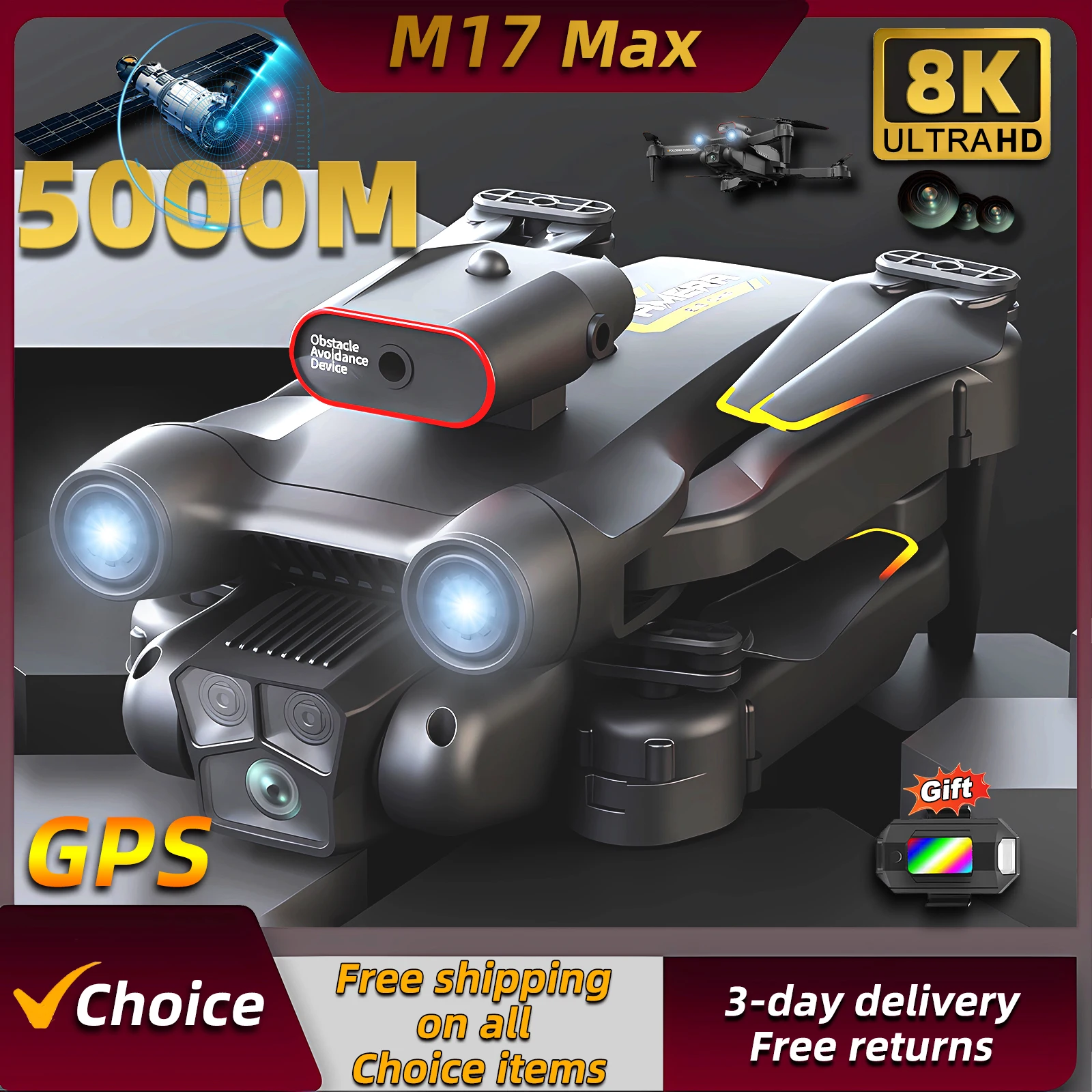 Nieuwe M17 Max Drone 8K Profes - Drone Multispectral recensie en prijs